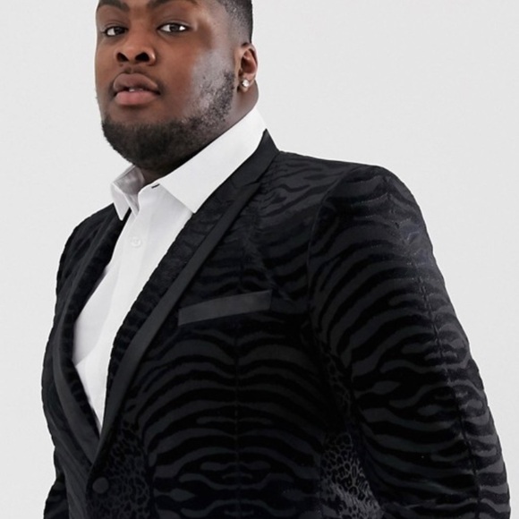 ASOS Black Textured Blazer - Picture 7 of 12